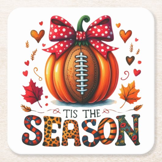 Dit is het seizoen kartonnen onderzetters (Voorkant)