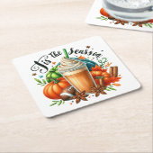 Dit is het seizoen kartonnen onderzetters (Schuin)