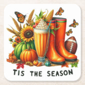 Dit is het seizoen kartonnen onderzetters (Voorkant)