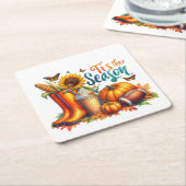 Dit is het seizoen kartonnen onderzetters (Schuin)