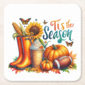 Dit is het seizoen kartonnen onderzetters (Voorkant)