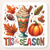 Dit is het seizoen kartonnen onderzetters (Voorkant)