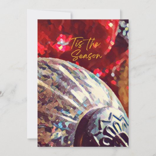 'Dit is het seizoen kerst Kaarten (Voorkant)