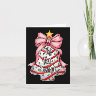 Dit is het seizoen kerstboom cakes Debbie Pink Co Kaart