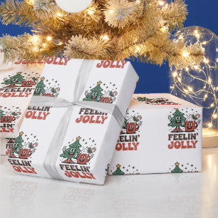 Dit is het seizoen kerstboom kerstmuts koffie cadeaupapier