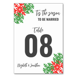 Dit is het seizoen Kerstbruiloft Kaart