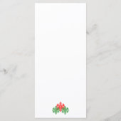 Dit is het seizoen Kerstbruiloft Menu (Achterkant)