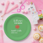 Dit is het seizoen Kerstbruiloft Papieren Bordje (Feest)