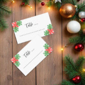 Dit is het seizoen Kerstbruiloft Plaatskaartje