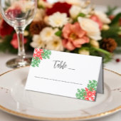 Dit is het seizoen Kerstbruiloft Plaatskaartje