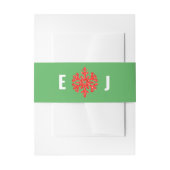 Dit is het seizoen Kerstbruiloft Uitnodigingen Wikkel (Voorkant Voorbeeld)