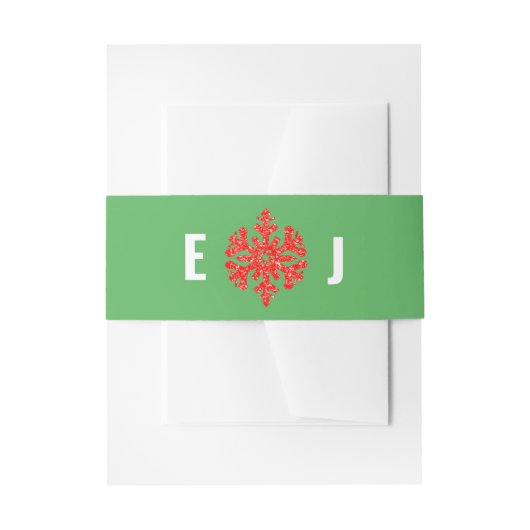 Dit is het seizoen Kerstbruiloft Uitnodigingen Wikkel (Voorkant Voorbeeld)