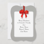 Dit is het seizoen/kerstcitaat/Foto/Lt Green Feestdagenkaart (Achterkant)