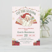 Dit is het seizoen kerstfeest kaart (Staand voorkant)