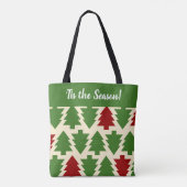 'Dit is het seizoen kerstinkopen Tote Bag (Achterkant)