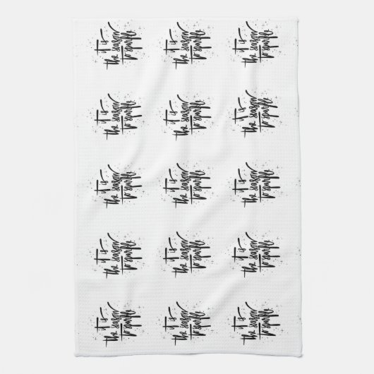 ** DIT IS HET SEIZOEN ** KERSTKEUKENHANDDOEK SPARK THEEDOEK (Verticaal)