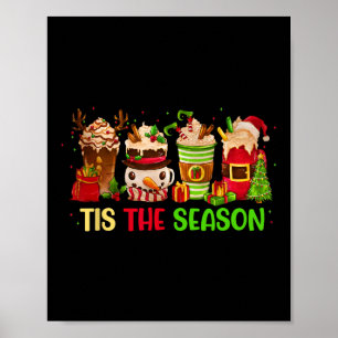 Dit is het seizoen Kerstkoffie Sinterklaas Kerstmi Poster