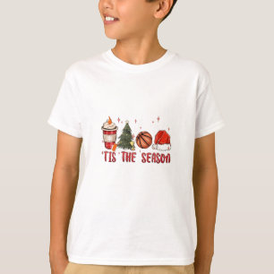 Dit is het seizoen Kerstmis Basketbal T-shirt