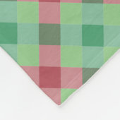 'Dit is het seizoen Kerstmis geruite vakantiegnoom Fleece Deken (Hoek)