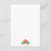 Dit is het seizoen Kerstmis pre-bruiloft Informatiekaartje (Achterkant)