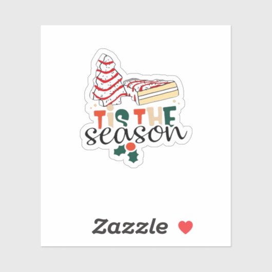 Dit Is Het Seizoen Kerstmis Sticker (Vel)