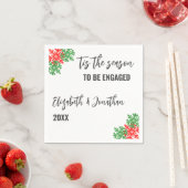 Dit is het seizoen Kerstmis Verlovingsfeest Servet (Insitu)