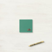 "Dit is het seizoen" Kerstvakantie Plaid Leopard Post-it® Notes (Op bureau)