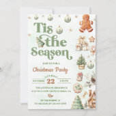 Dit is het seizoen koekjes kerstfeest kaart (Voorkant)