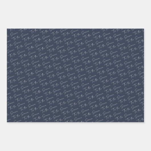 'Dit is het seizoen met botanische kerstpatronen Inpakpapier Vel (Voorkant)