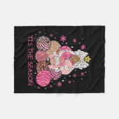 Dit is het seizoen Mexicaanse Xmas Pan Dulce Tree Fleece Deken (Voorkant (Horizontaal))