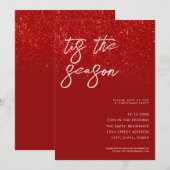 Dit is het seizoen Modern Kerstfeest Kaart (Voorkant / Achterkant)