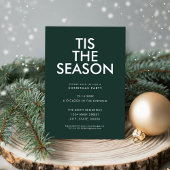 Dit is het seizoen Modern Minimalistisch Kerstfees Kaart