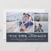 Dit is het seizoen | Nautical Holiday Photo Card Feestdagenkaart (Voorkant)