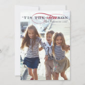 Dit is het seizoen | Nautische kustfoto Feestdagenkaart (Voorkant)