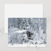 Dit is het seizoen noordwaarts, maandag wintervaka briefkaart (Voorkant / Achterkant)