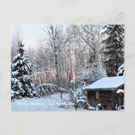Dit is het seizoen noordwaarts, maandag wintervaka briefkaart