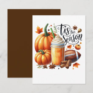 Dit is het seizoen notitiekaartje