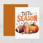 Dit is het seizoen notitiekaartje (Voorkant / Achterkant)