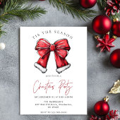 Dit is het seizoen nu met Santa Holiday Invitation Kaart