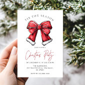 Dit is het seizoen nu met Santa Holiday Invitation Kaart
