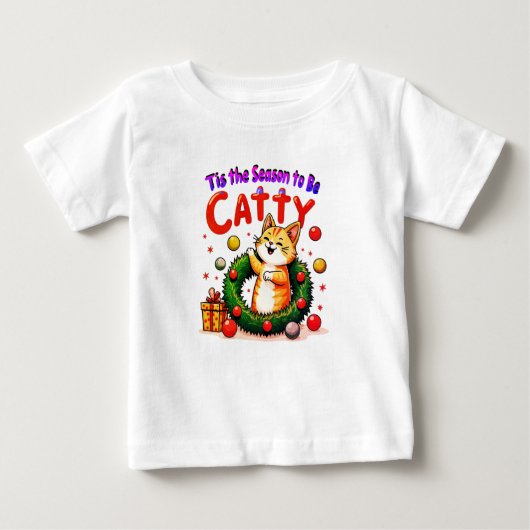 Dit is het seizoen om Catty Baby Shirt te zijn (Voorkant)