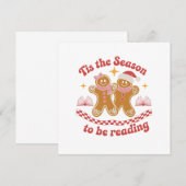 Dit is het seizoen om de kerstschool te lezen kaart (Voorkant / Achterkant)