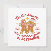 Dit is het seizoen om de kerstschool te lezen kaart (Voorkant)