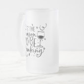 Dit is het seizoen om Drink te zijn | XMAS-Humor Matglas Bierpul (Voorkant links)