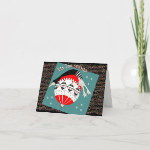 Dit is het seizoen om een evenwichtige vakantie te feestdagen kaart