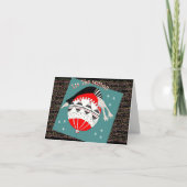 Dit is het seizoen om een evenwichtige vakantie te feestdagen kaart (Voorkant)