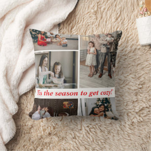 Dit is het seizoen om een gezellige kerstfamilie t kussen