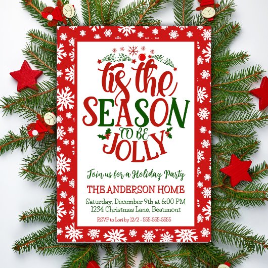 Dit is het seizoen om een vrolijk feestelijk kerst kaart