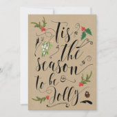 Dit is het seizoen om een vrolijke kerstkaart te z (Voorkant)