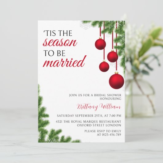 Dit is het seizoen om getrouwd te zijn met een ker kaart (Staand voorkant)